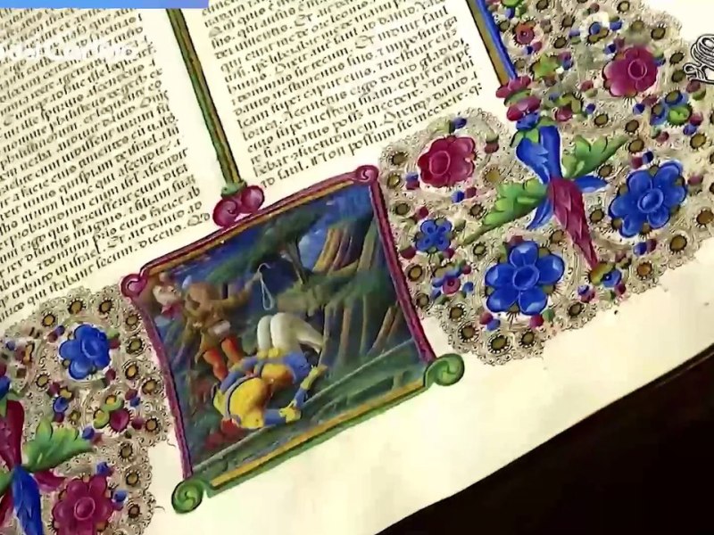 The Borso d’Este Bible, the illuminated manuscript that symbolizes the splendor of Ferrara in the 15th&nbsp;century.